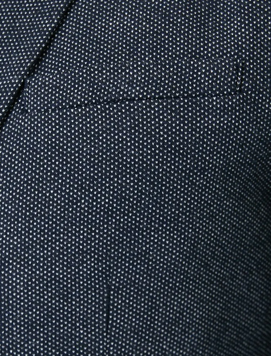 17509 Blue Two Button Jacket