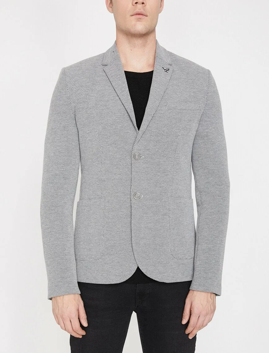 17523 Anthracite Pocket Detailed Blazer