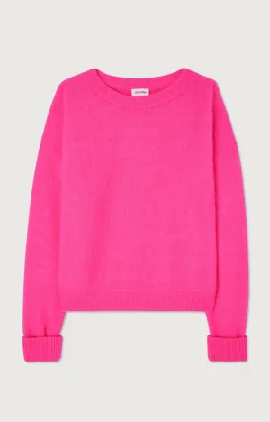 American Vintage – Vitow Jumper in Fluorescent Pink