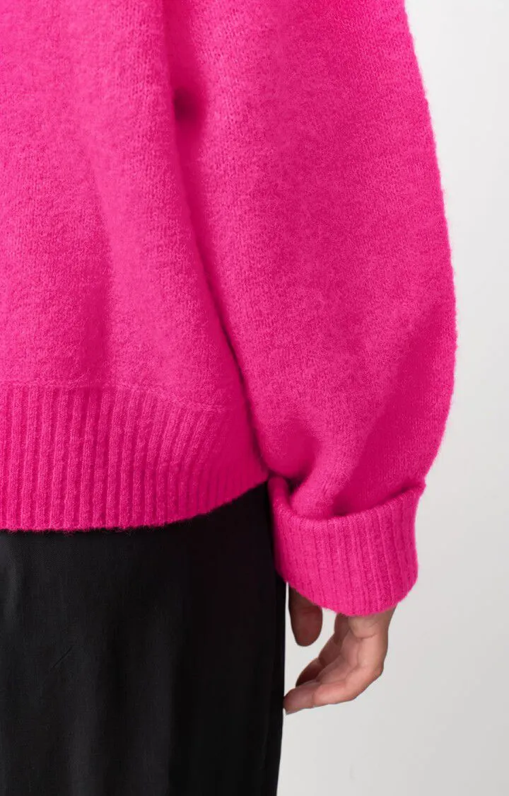 American Vintage – Vitow Jumper in Fluorescent Pink