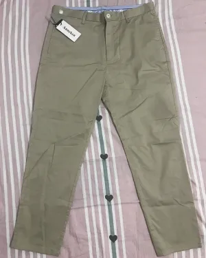 Anneken Men's  Stretch Relaxed Fit Flat Front Pant