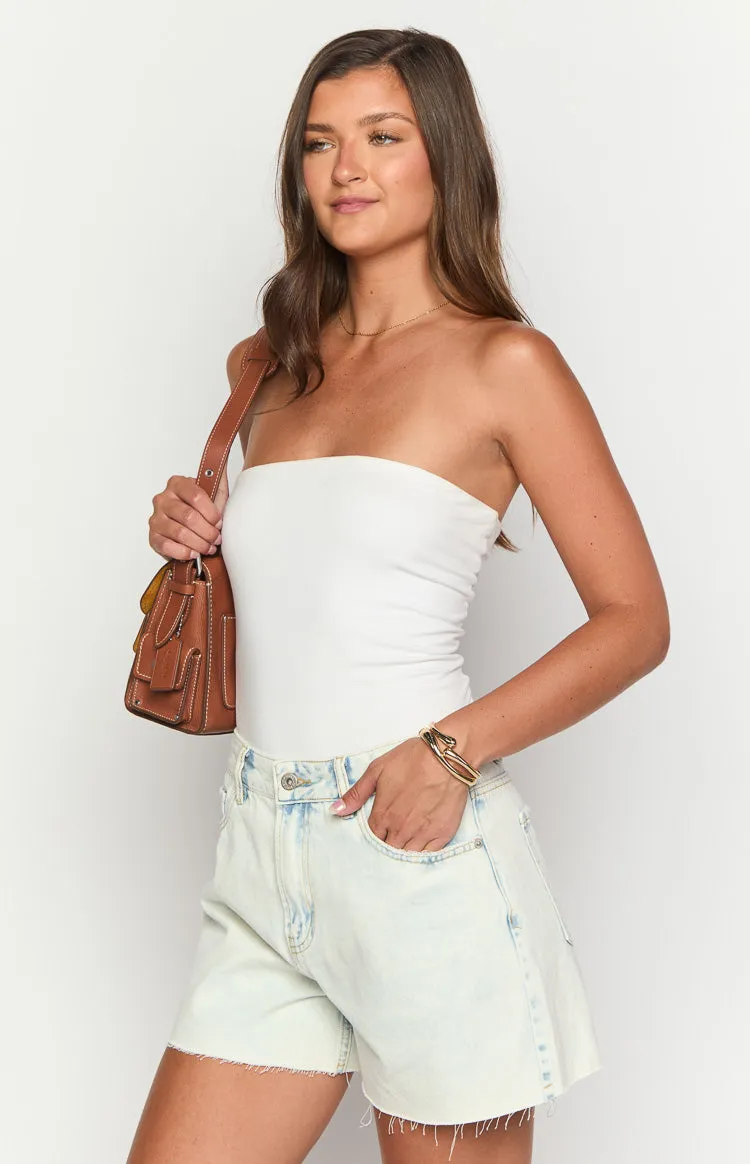 Annette Acid Wash Denim Shorts