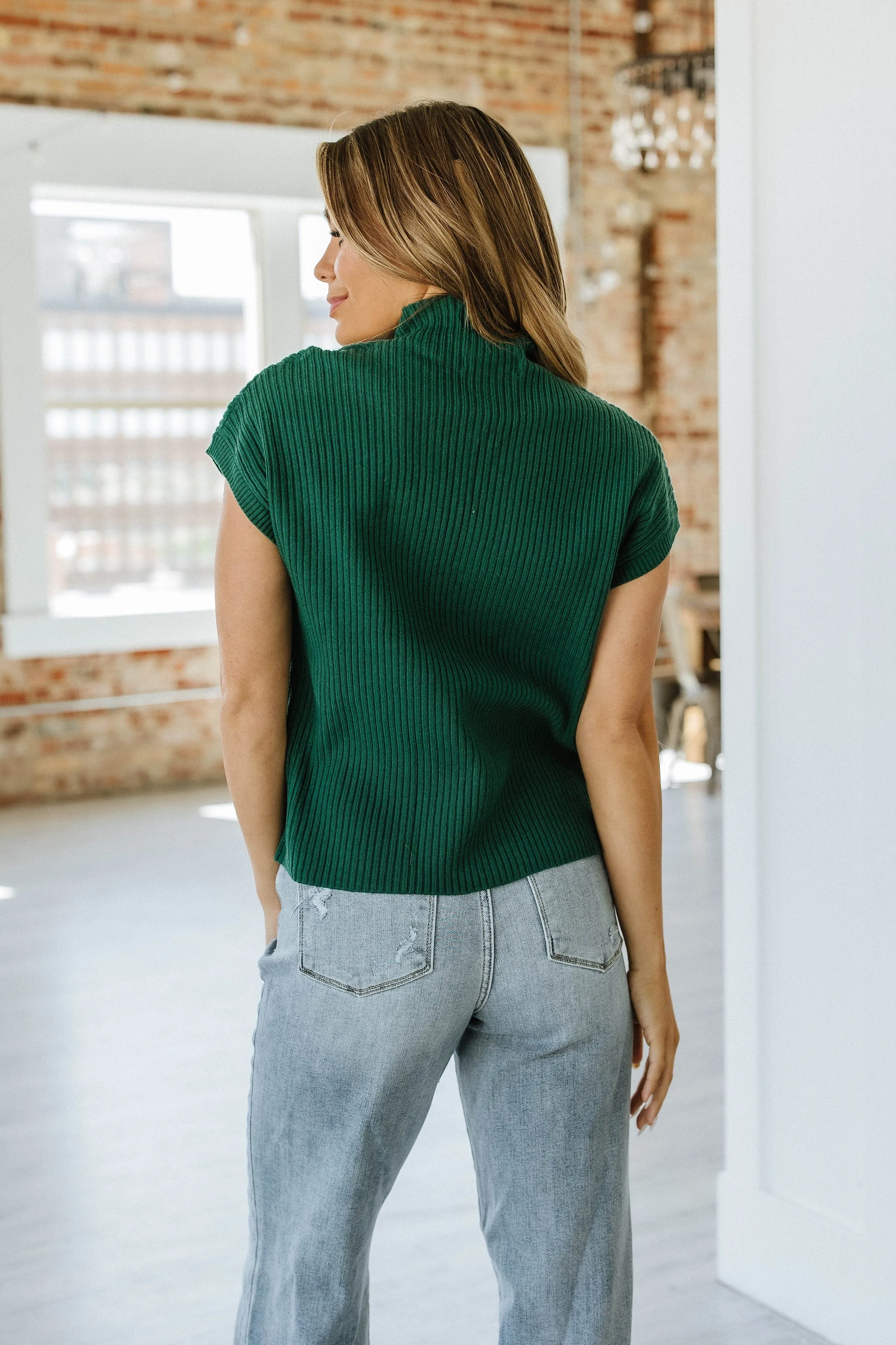 Apollo Knit Short Sleeve Sweater