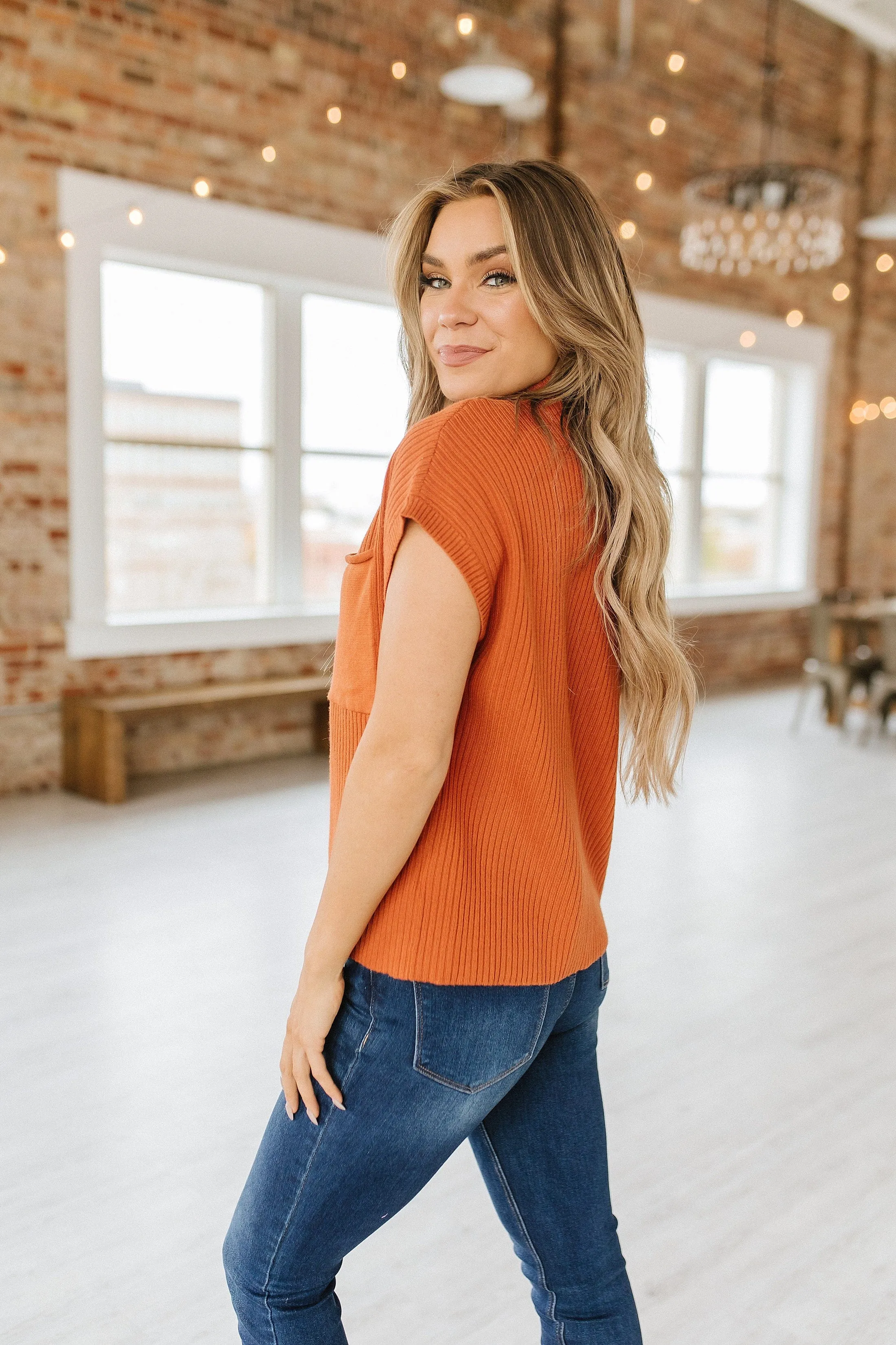Apollo Knit Short Sleeve Sweater