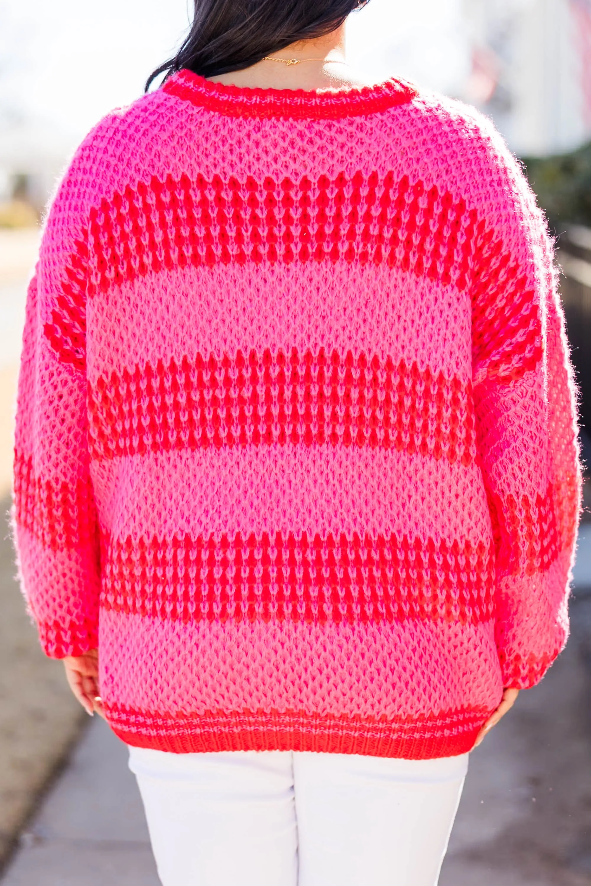 Beneath The Cherry Blossoms Sweater, Pink