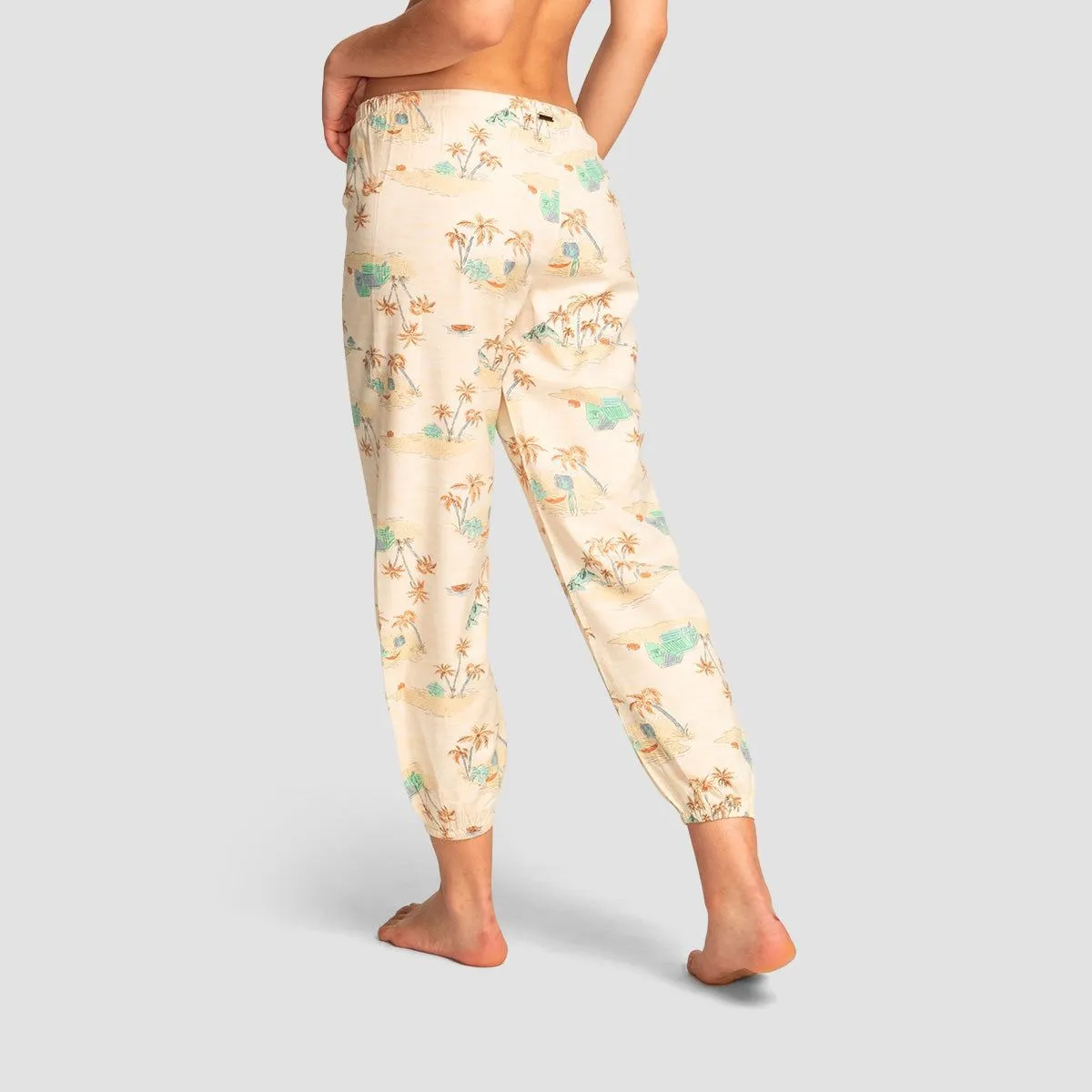 Billabong Sweet Surf Beach Trousers Antique White - Womens