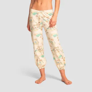Billabong Sweet Surf Beach Trousers Antique White - Womens