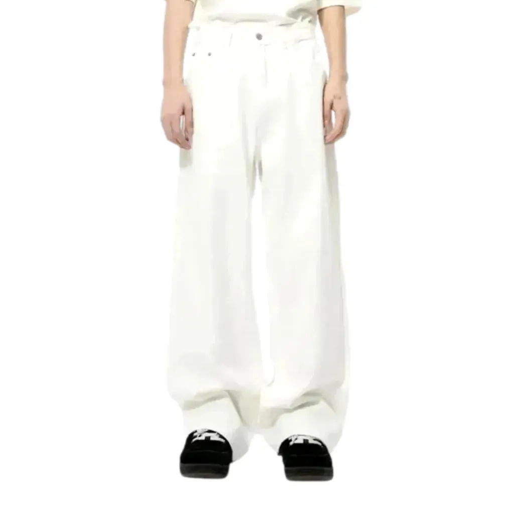 Boho baggy-fit men's jeans