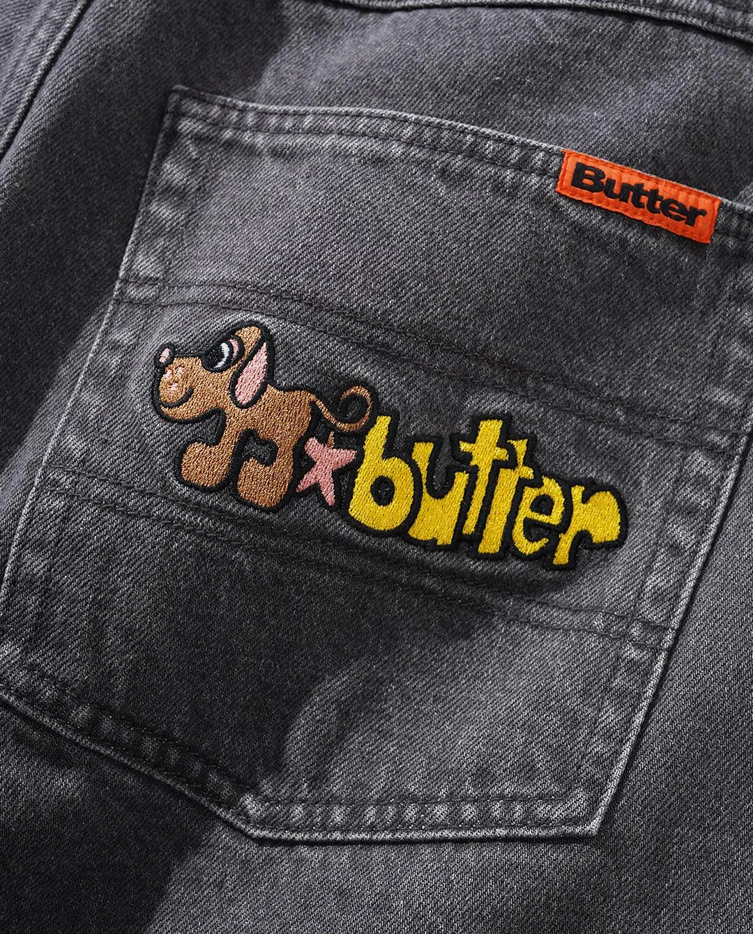 Butter Goods - Pooch Relaxed Denim Jeans - Washed Grey