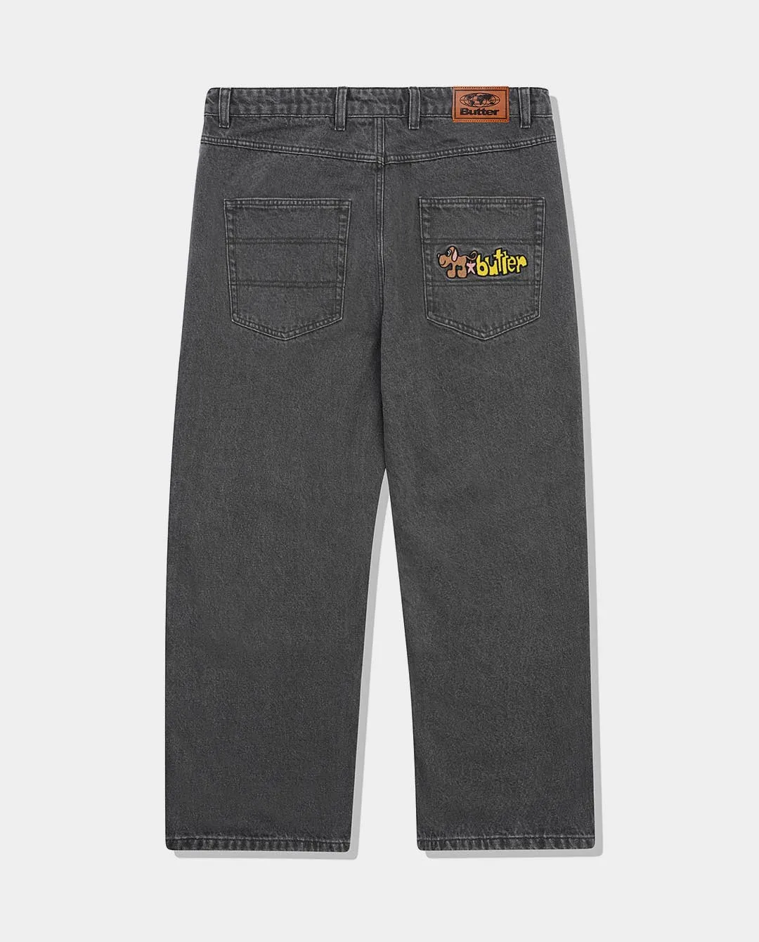 Butter Goods - Pooch Relaxed Denim Jeans - Washed Grey