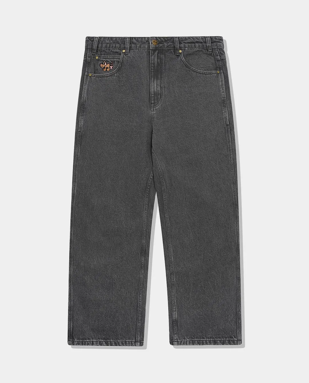 Butter Goods - Pooch Relaxed Denim Jeans - Washed Grey