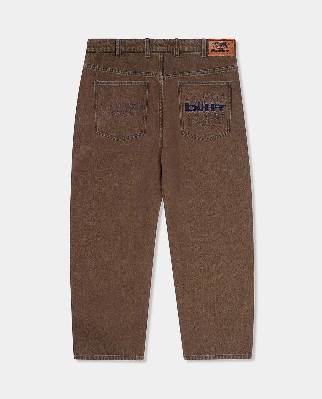 Butter Goods - Warped Denim Jeans - Washed Brown