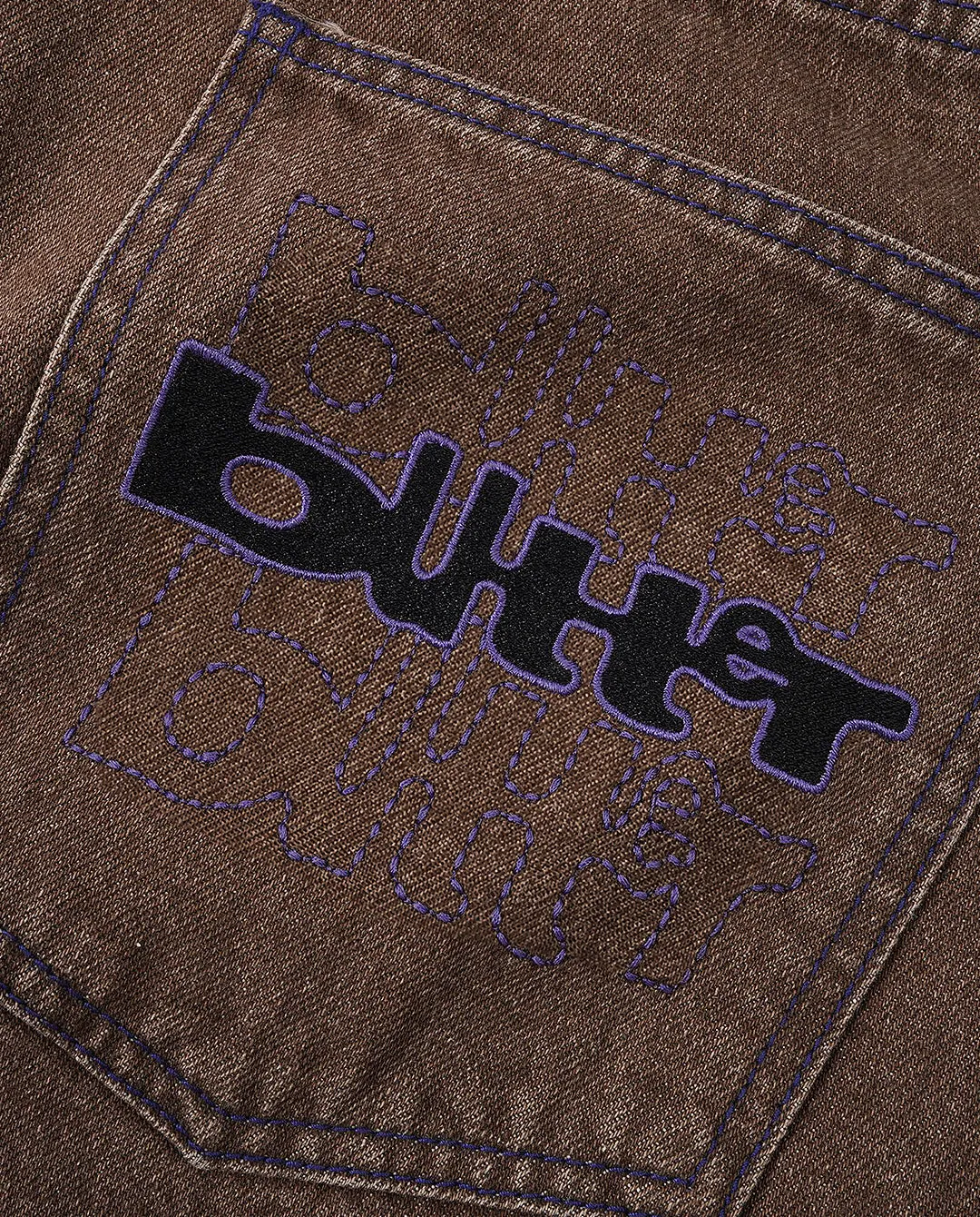 Butter Goods - Warped Denim Jeans - Washed Brown