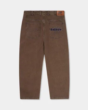 Butter Goods - Warped Denim Jeans - Washed Brown