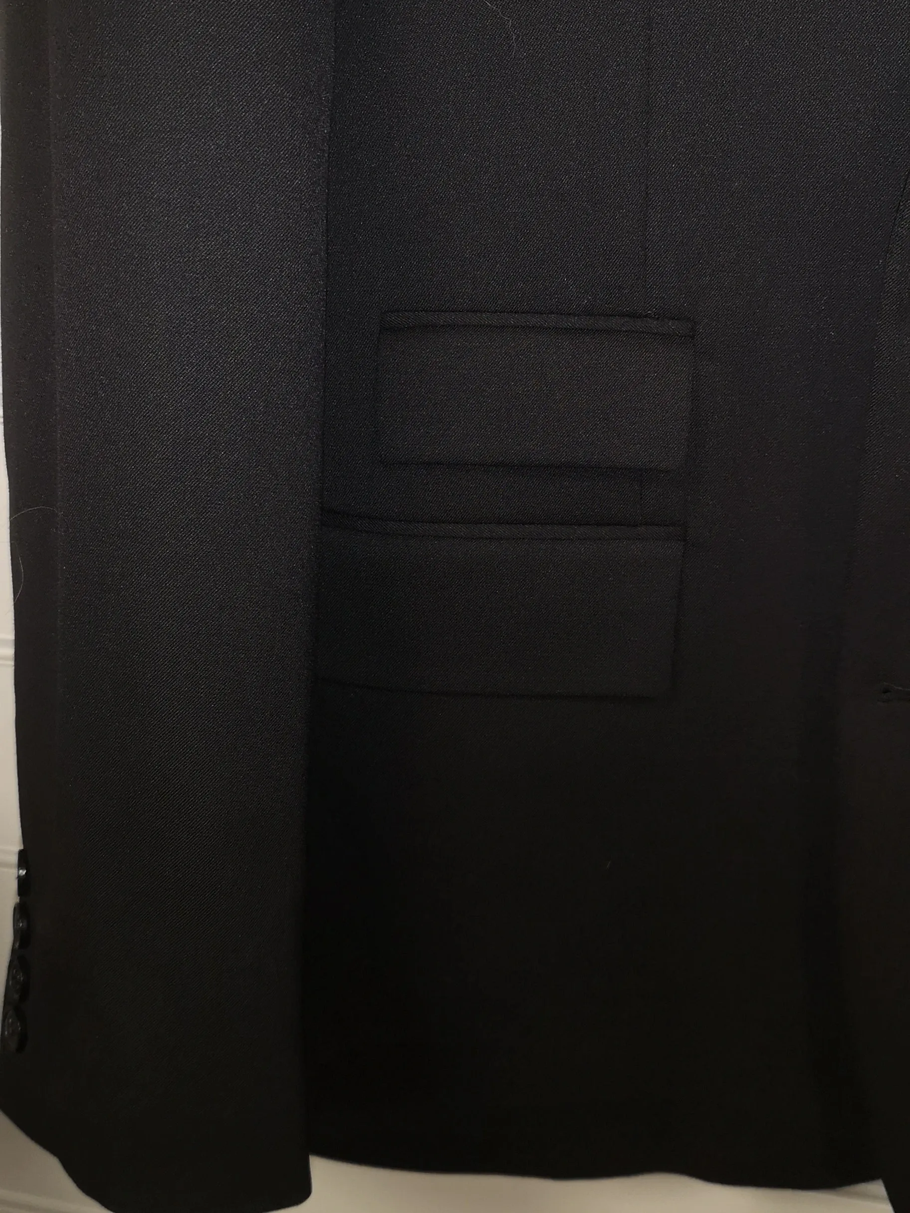 Cadenza by Alexandra Black Classic Slim Fit Jacket Size 44