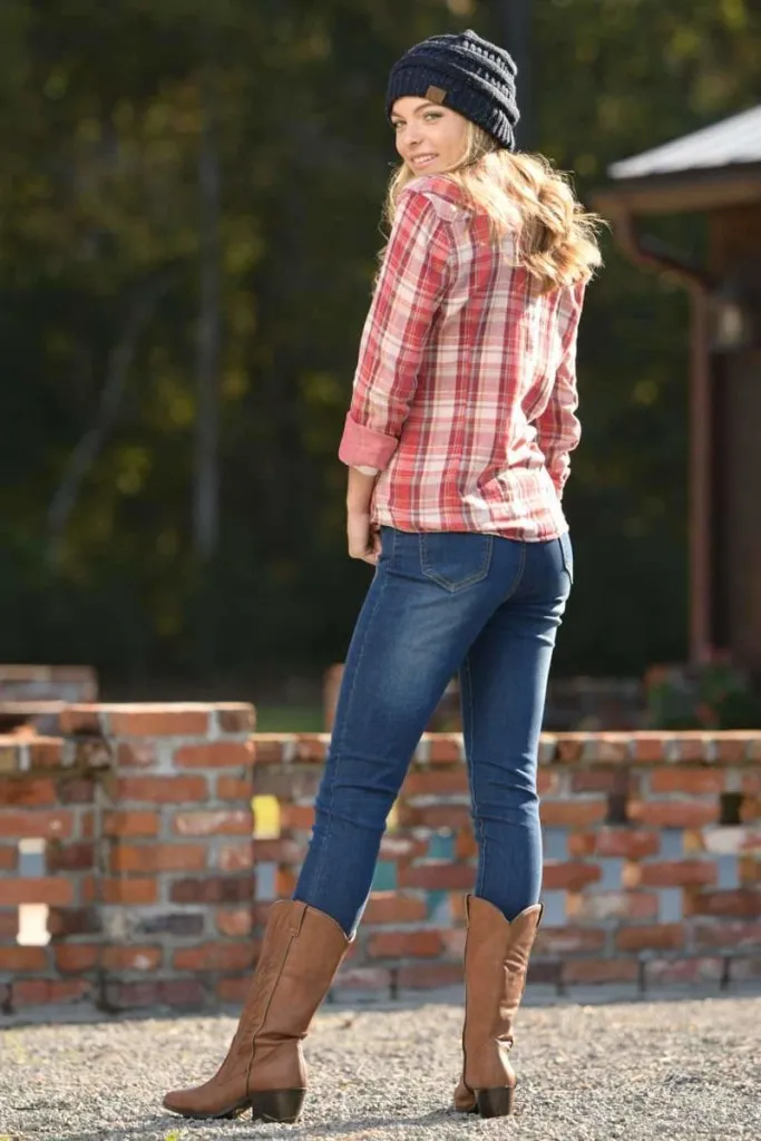 Clothes To Your Heart - Flannel Shirt Red