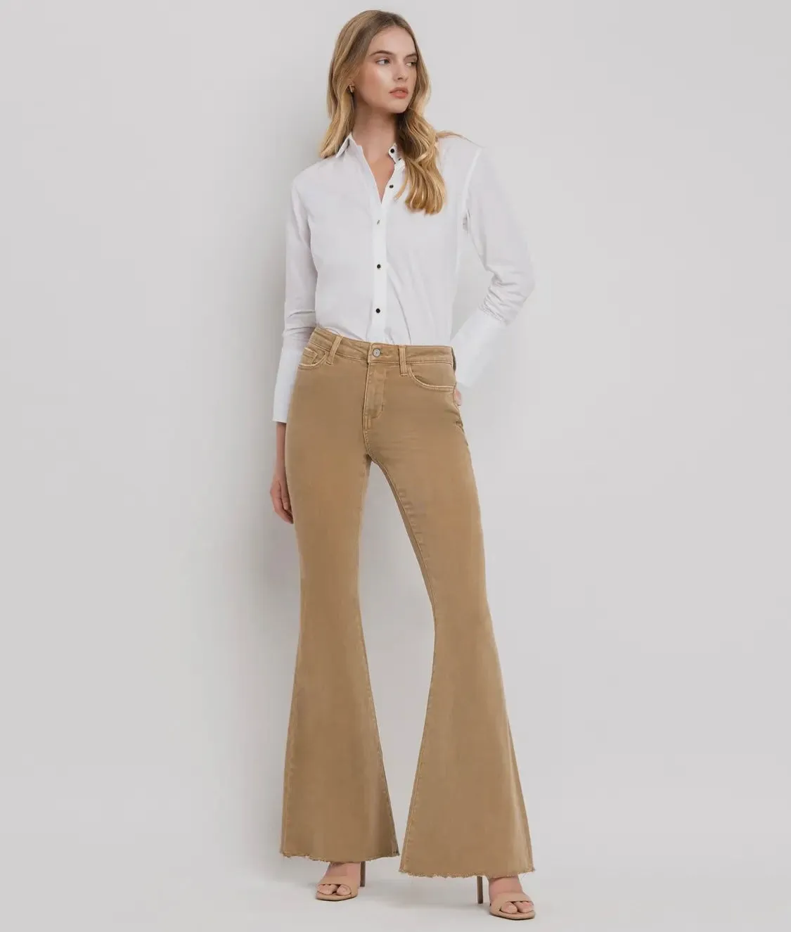 Conquer High Rise Flare Jean