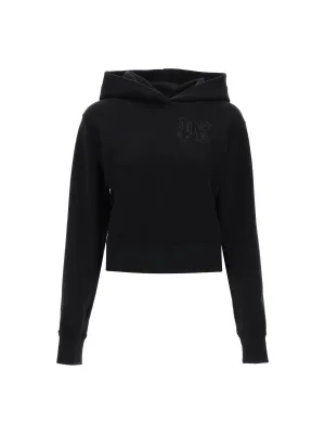 Cropped Palm Graphic Sweatshirt