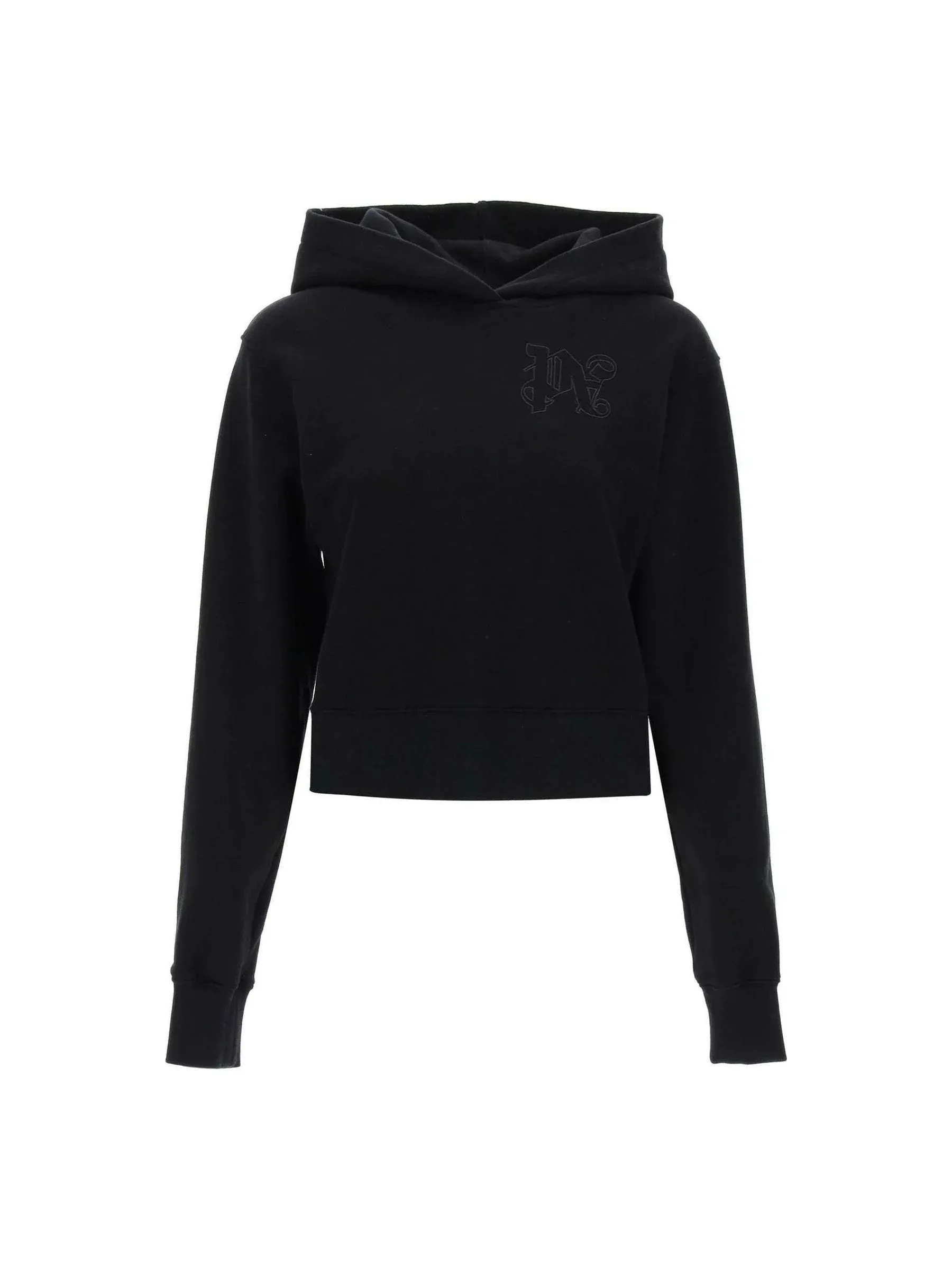 Cropped Palm Graphic Sweatshirt