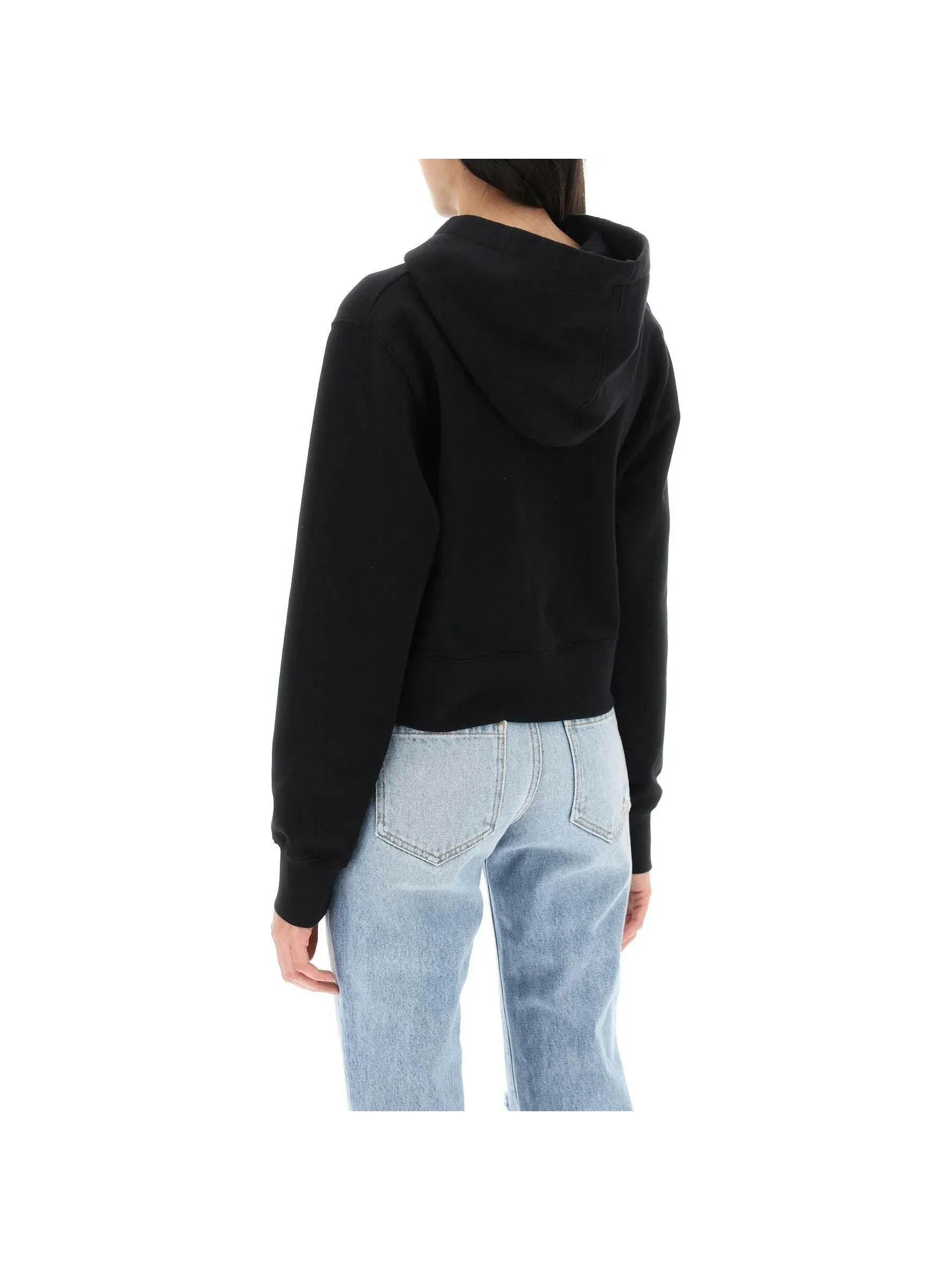 Cropped Palm Graphic Sweatshirt