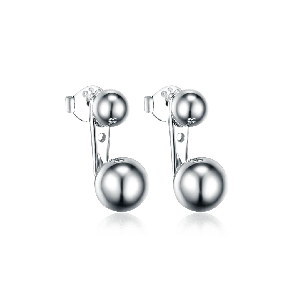 Earrings-jackets Spheres