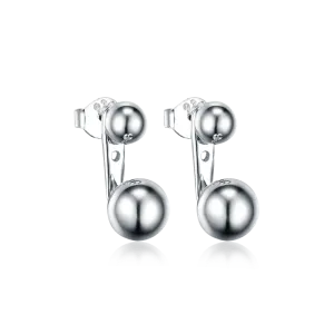 Earrings-jackets Spheres