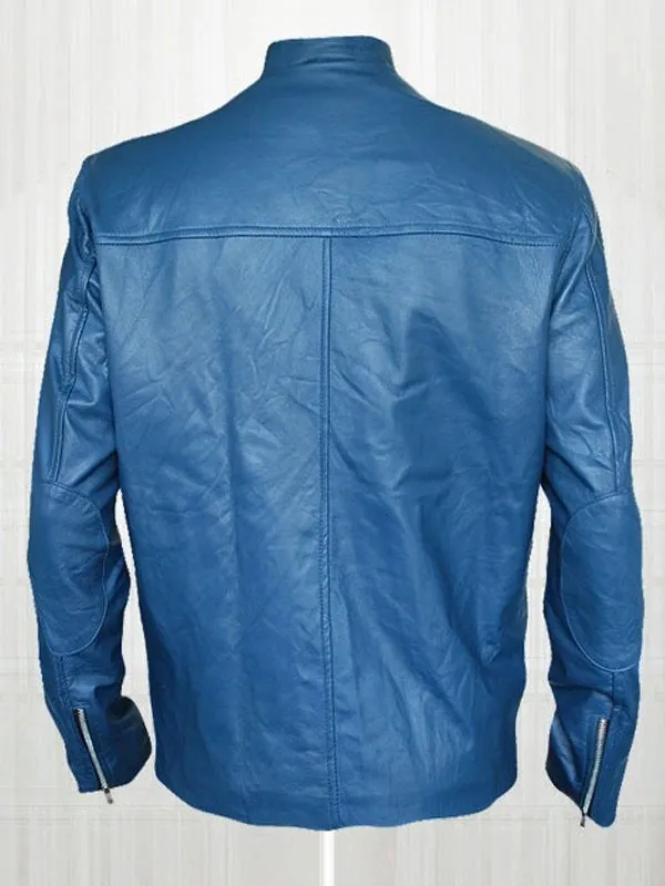 Elegant Captain America Jon Bon Jovi Concert Leather Jacket