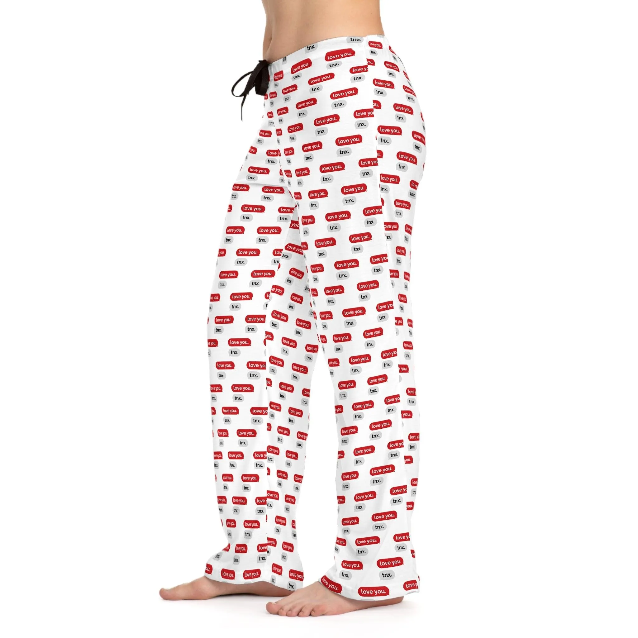 Elegant Luxe Women's Loungewear Pajama Pants - Lavish Romance Collection