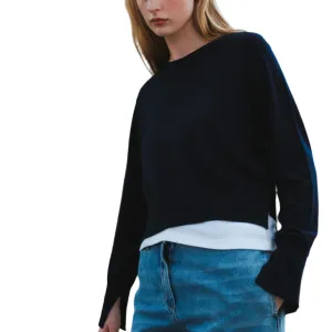 Elodie Layered Crewneck Knit