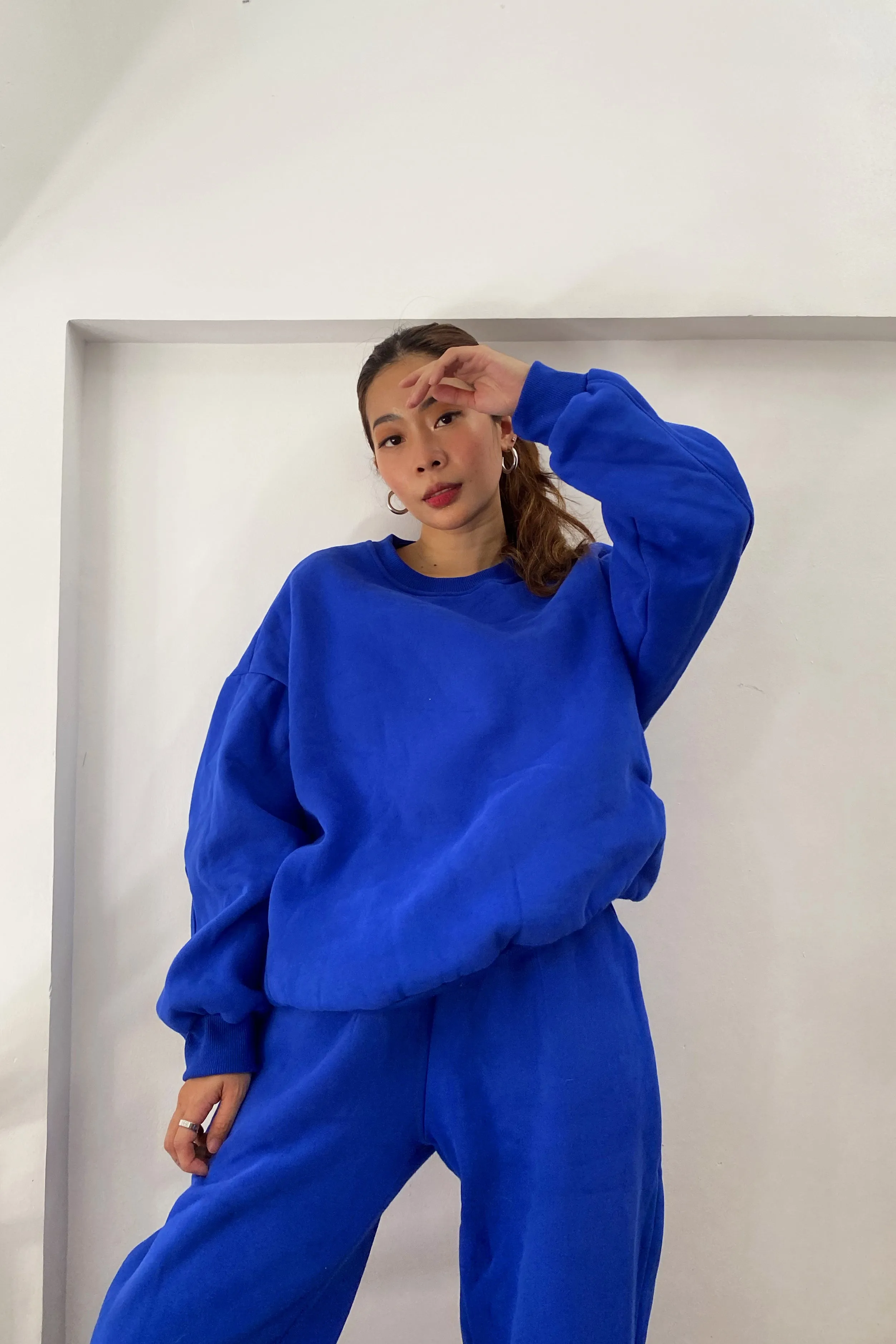 [EVERYDAY] Day Tripper Lounge Sweatshirt - Cobalt Blue