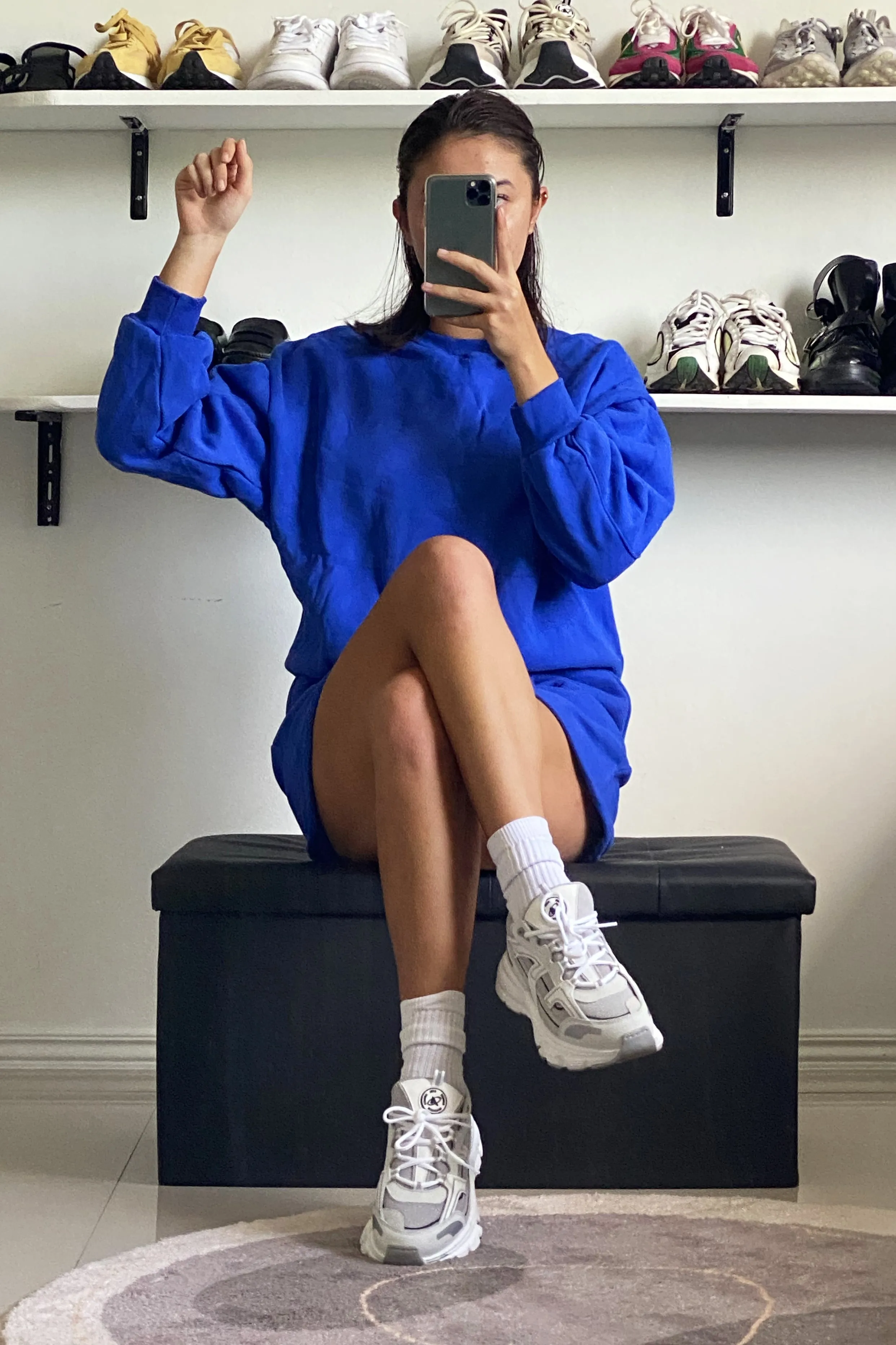 [EVERYDAY] Day Tripper Lounge Sweatshirt - Cobalt Blue
