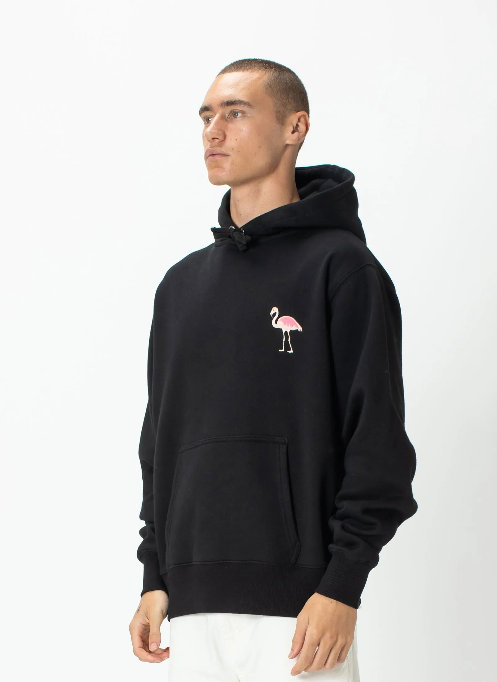 Flamingo Hood Black