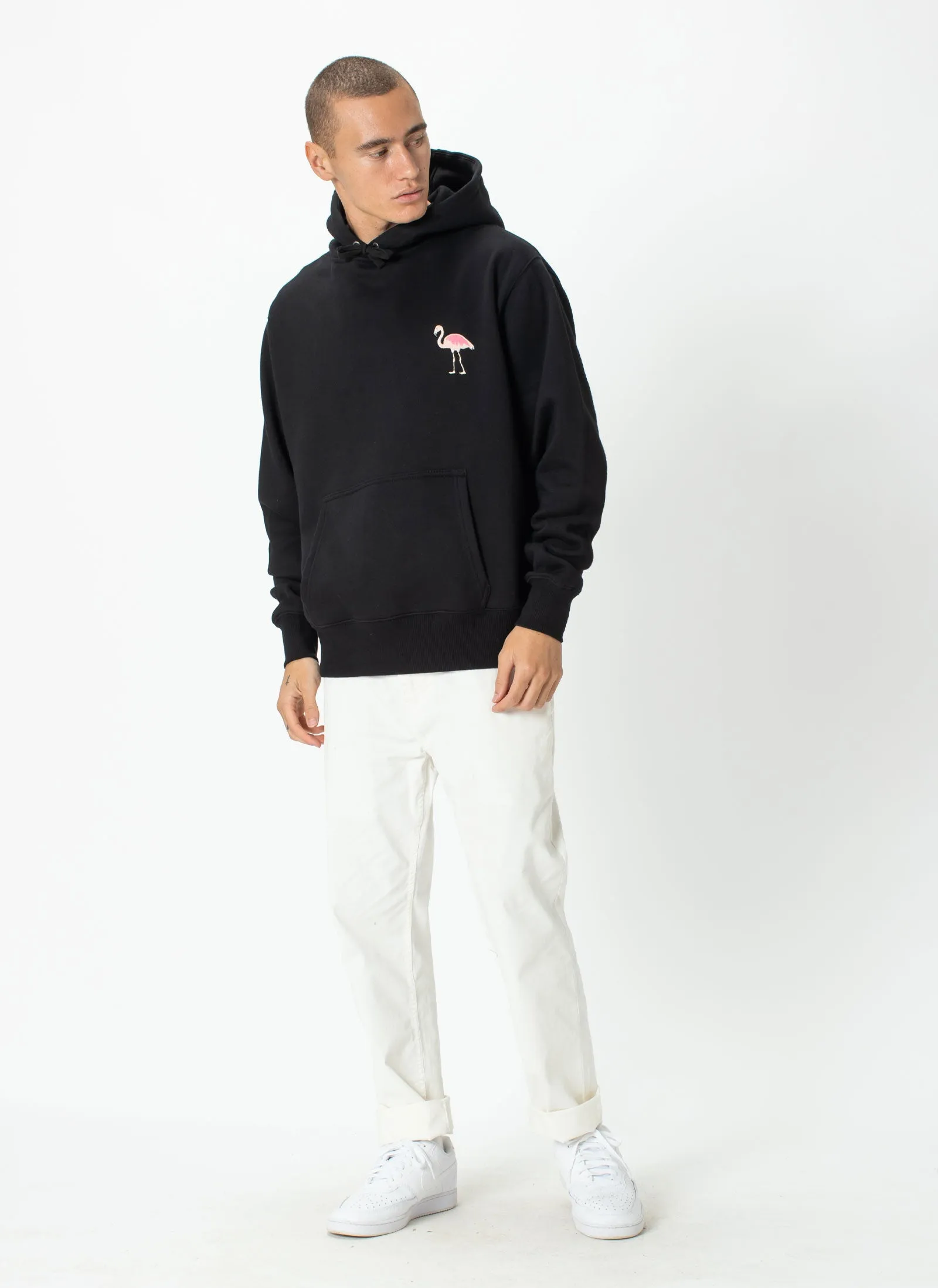 Flamingo Hood Black