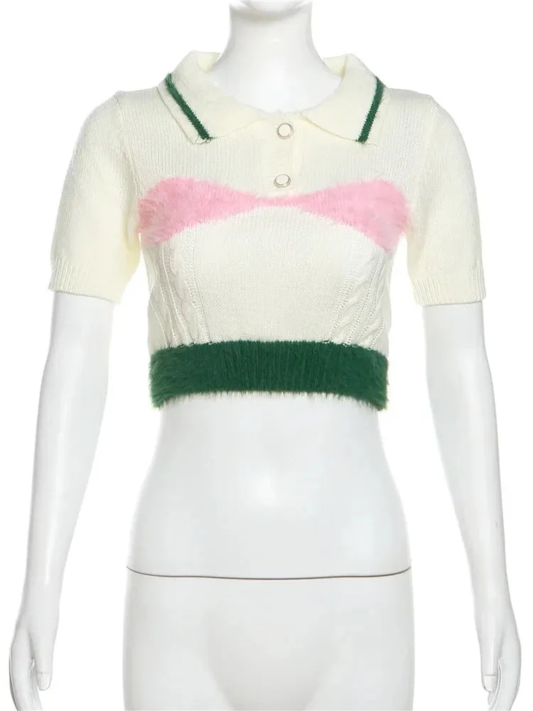 Got Me Going Collar Sweater Top