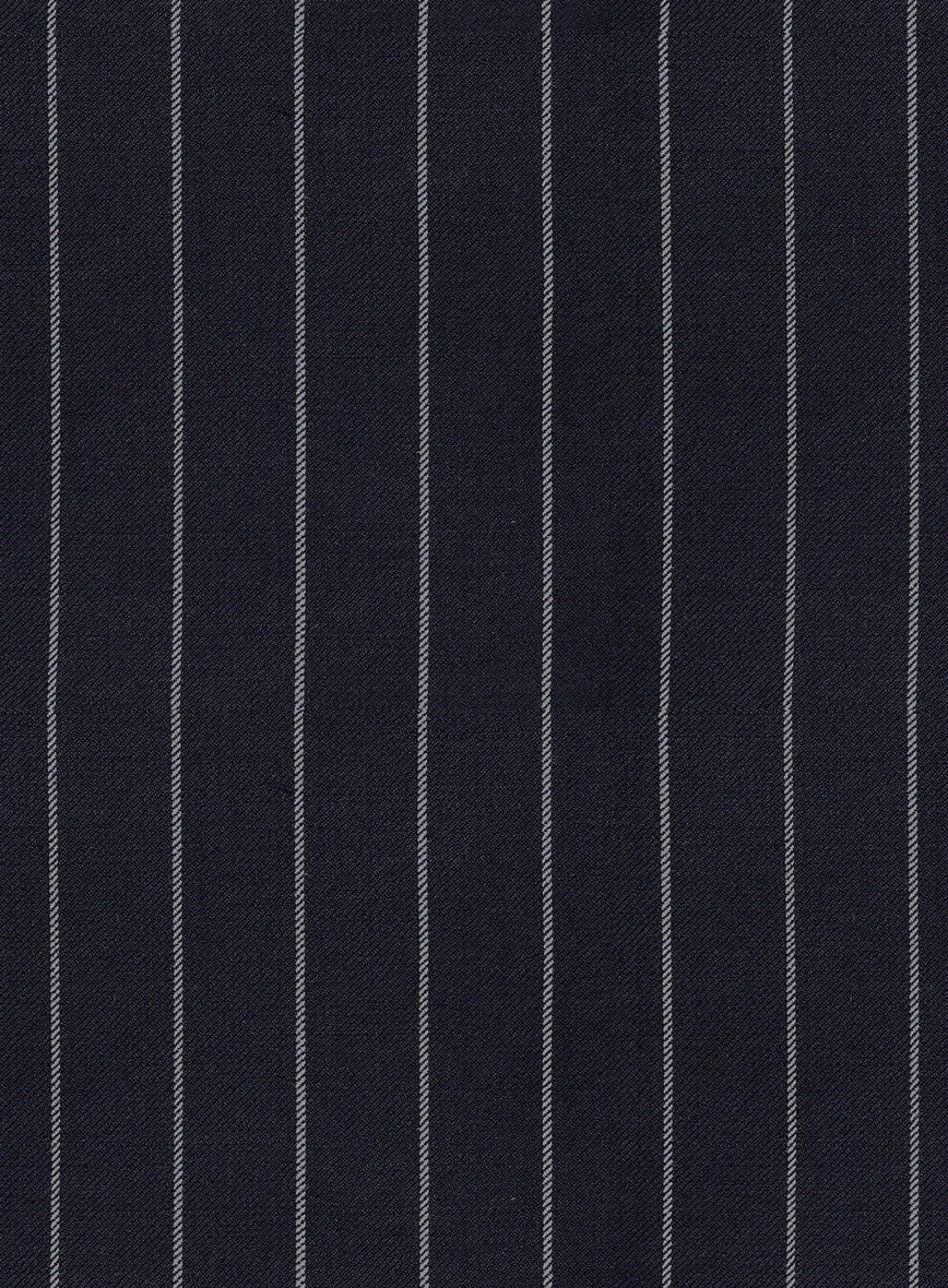 Hardy Minnis Blue Rope Stripe Wool Jacket