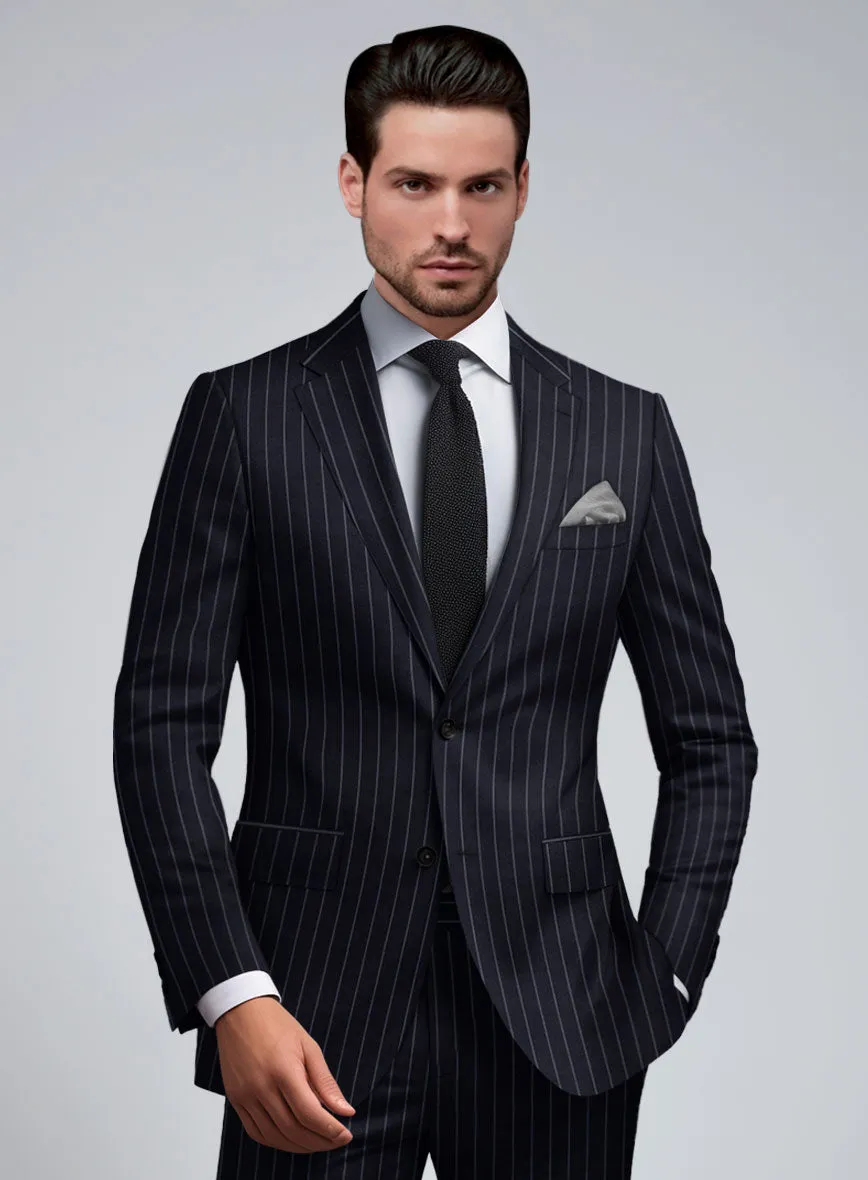 Hardy Minnis Blue Rope Stripe Wool Jacket