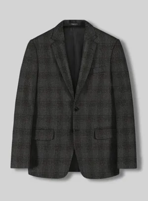 Highlander Gray Classic Check Tweed Jacket