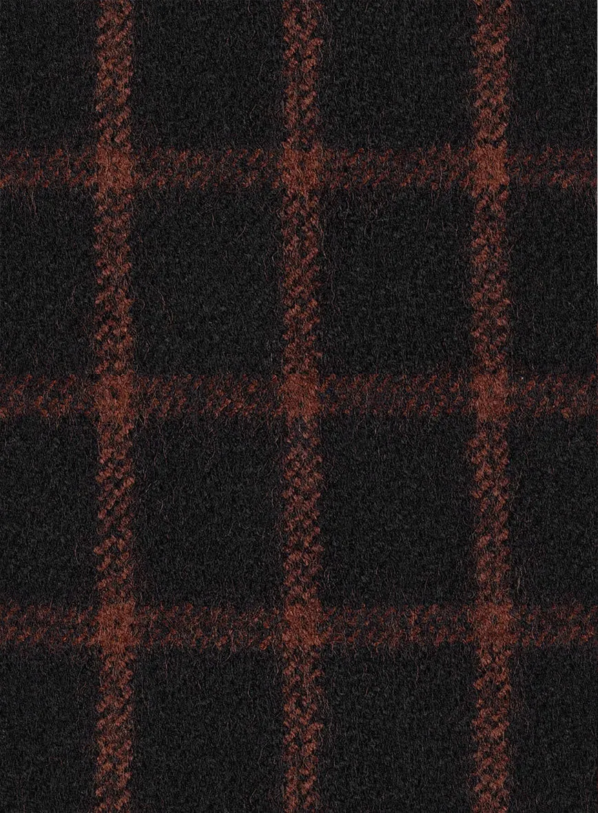 Highlander Heavy Black Check Tweed Jacket