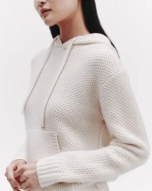 Honeycomb Hoodie in cashmere