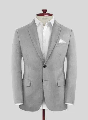 Huddersfield Stretch Light Gray Wool Jacket