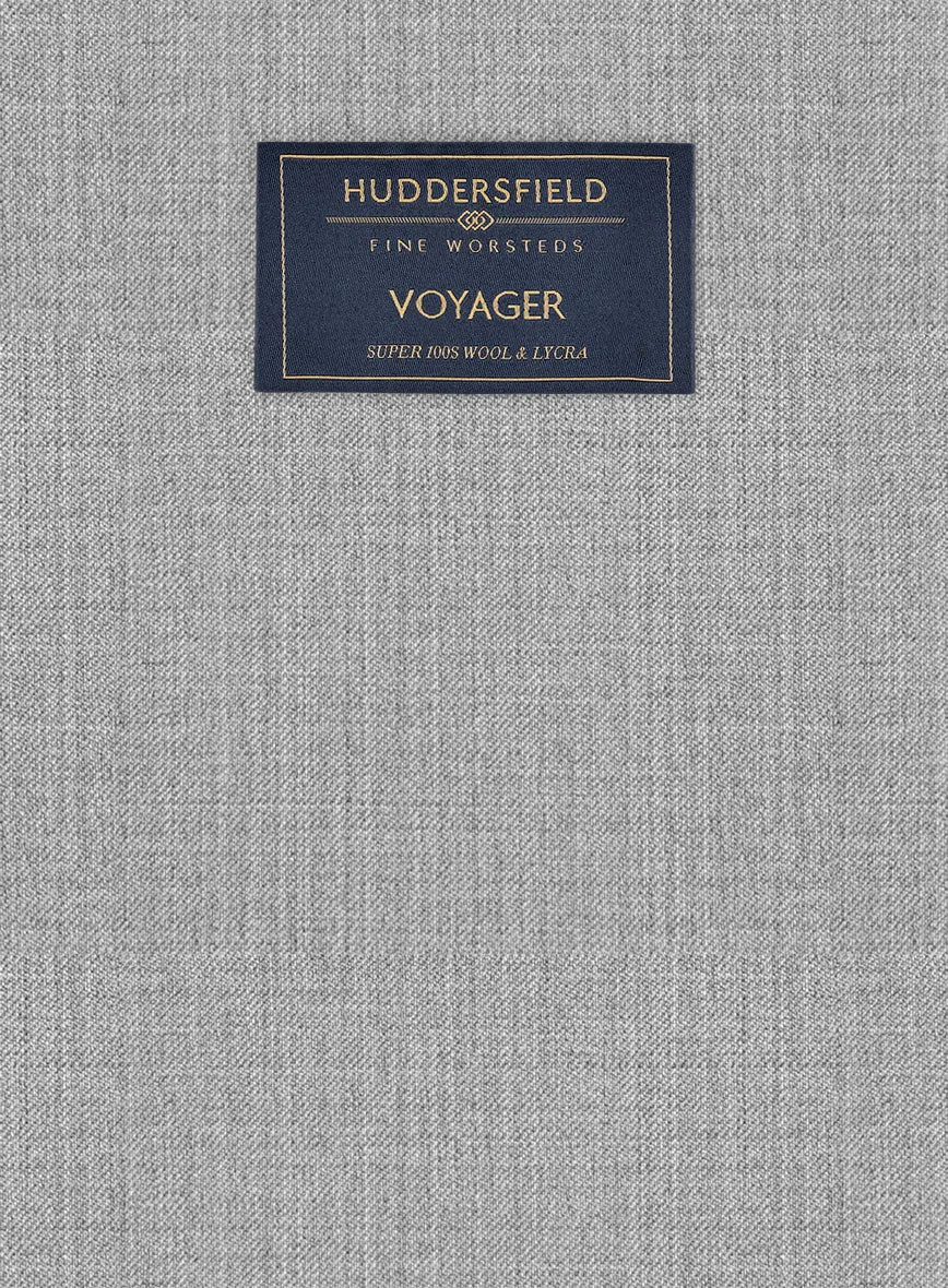 Huddersfield Stretch Light Gray Wool Jacket