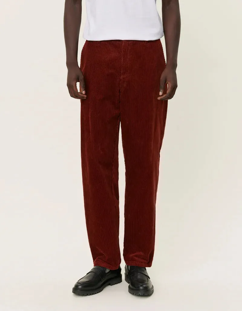 Kody Heavy Corduroy Pants - Fired Brick