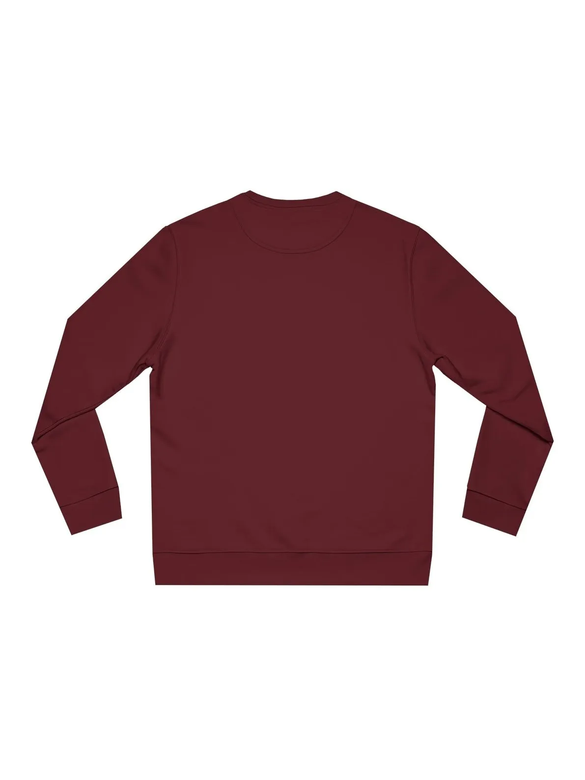 Kuducu Maroon Organic Cotton Africa Map Sweatshirt (Unisex)