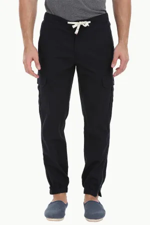 Lightweight Twill Relaxed Fit Cuff Jogger Pant