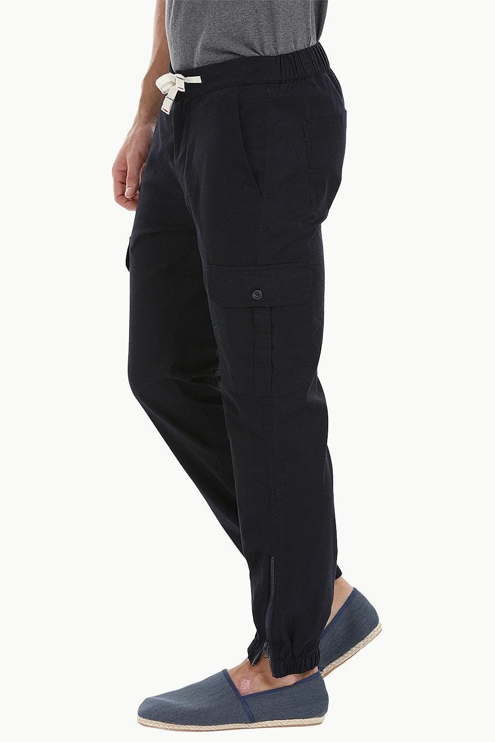 Lightweight Twill Relaxed Fit Cuff Jogger Pant