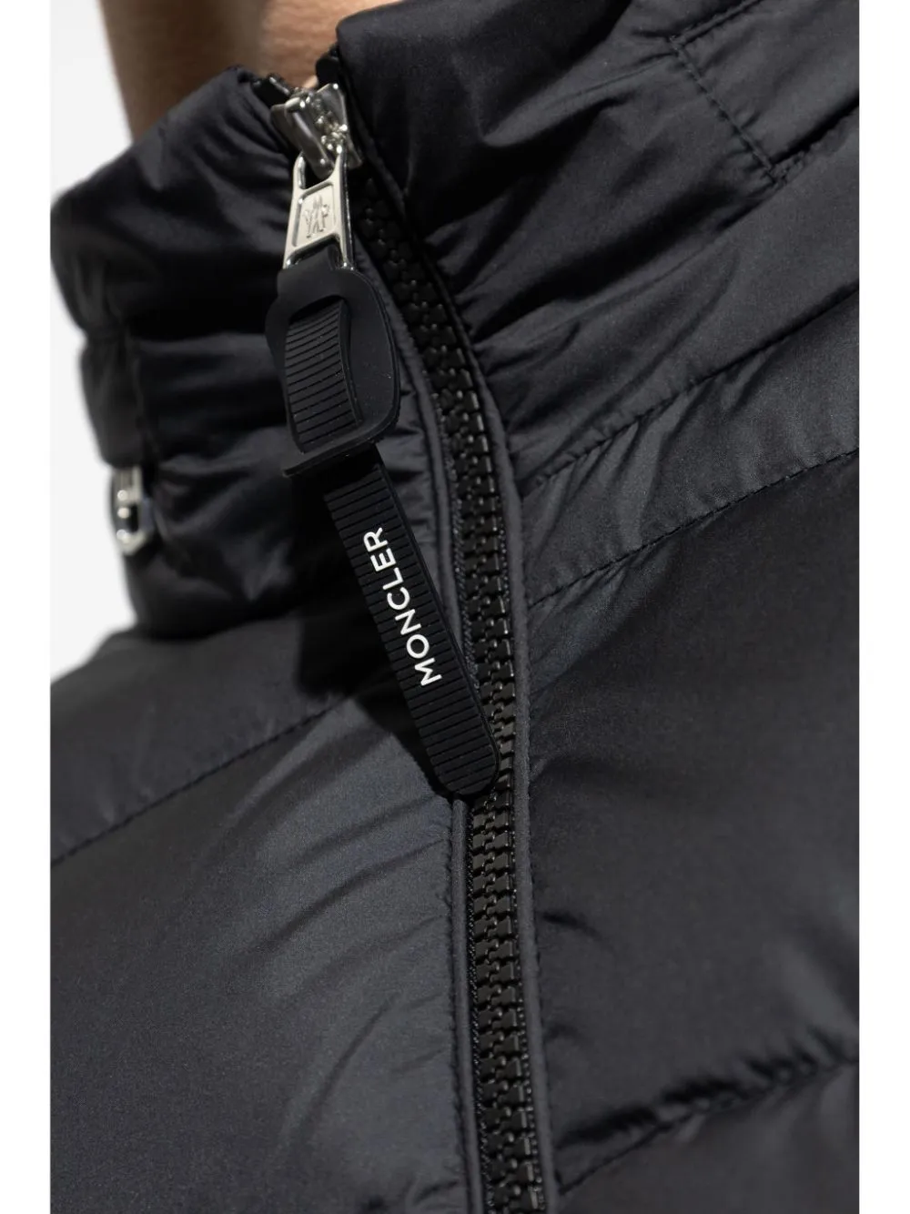 logo-patch cardigan