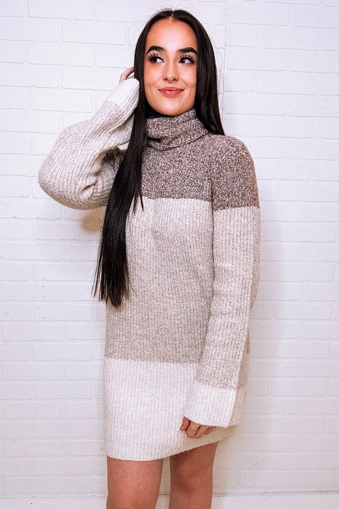 Meghan Colorblock Sweater Dress
