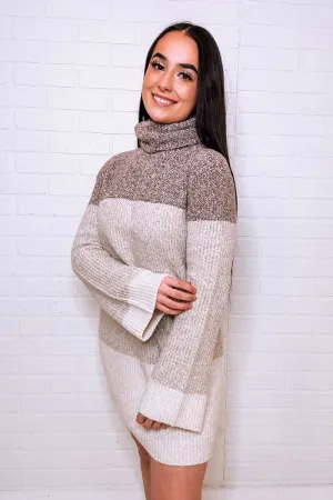 Meghan Colorblock Sweater Dress