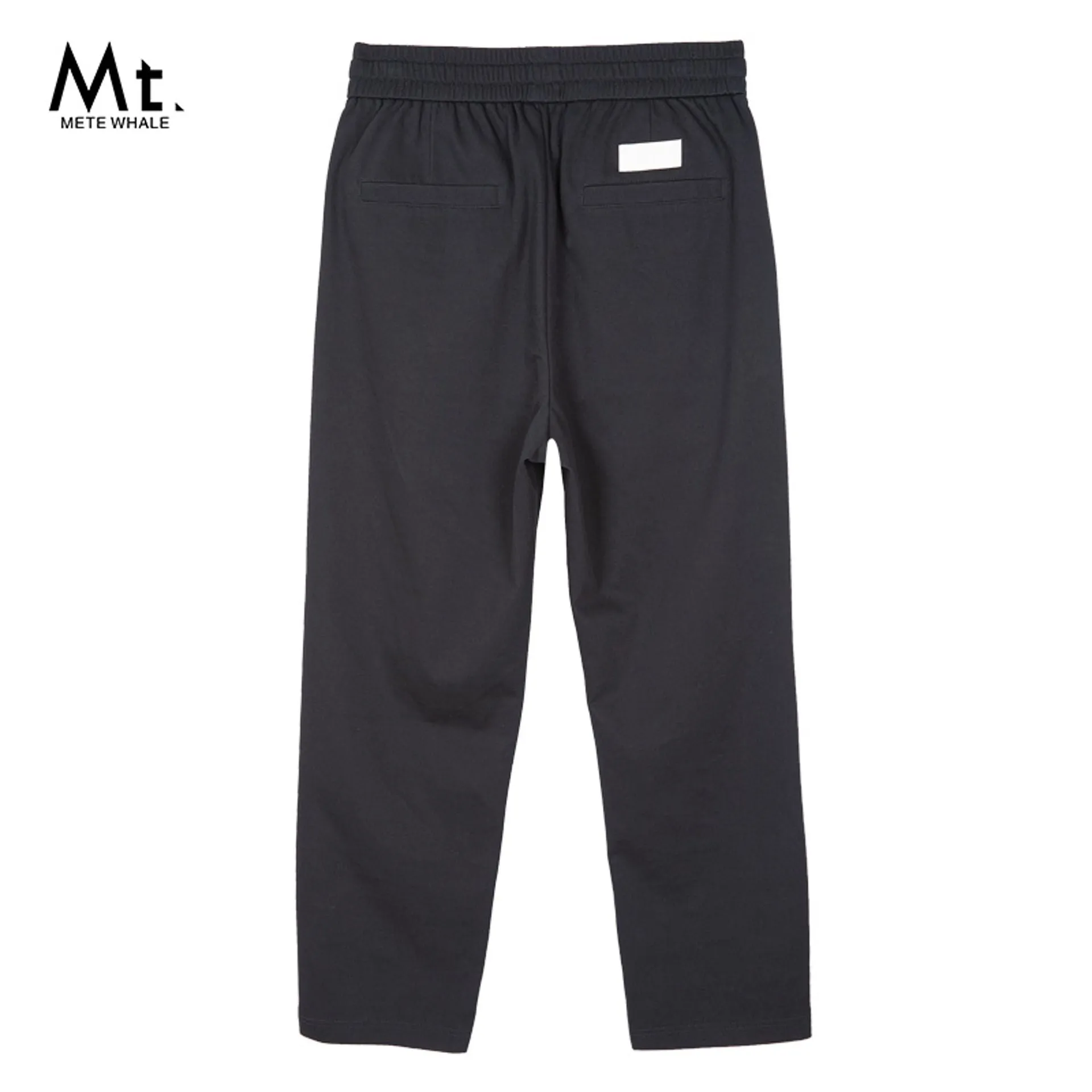 Men's black relaxed-fit pants