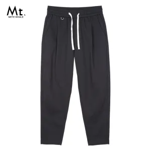 Men's black relaxed-fit pants